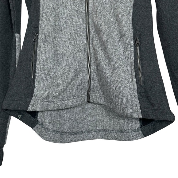 PACT ORGANIC ZIP FRONT GREY BLACK HOODIE SIZE MEDIUM - Picture 4 of 14